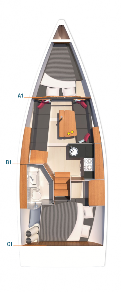 Hanse 315 Interior Layout Yacht