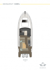 Sealine S330v yate de motor en venta - FYS MALLORCA
