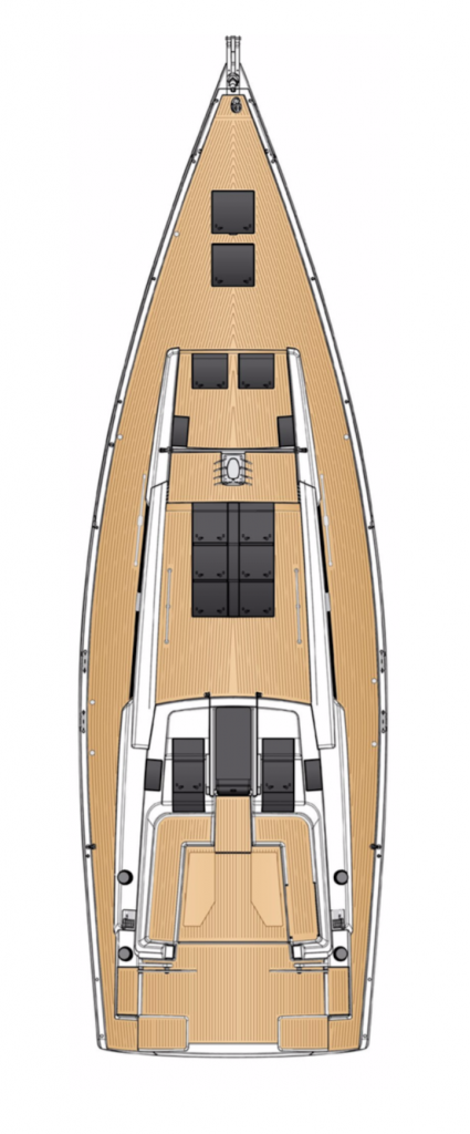 Hanse 588 Deck Layout Yacht