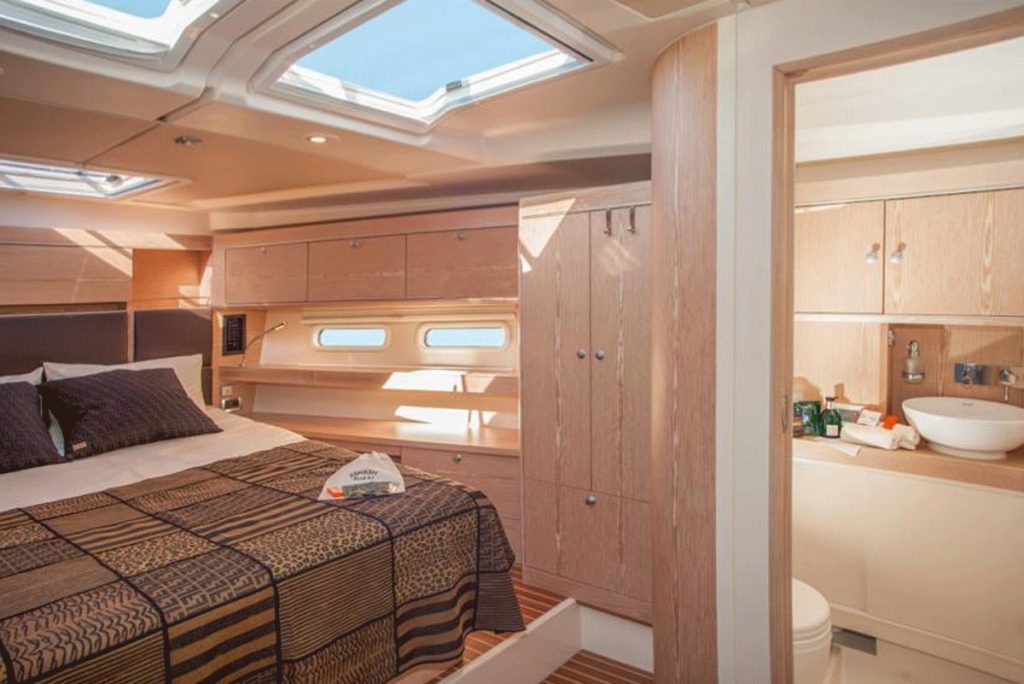 Hanse-575-master-cabin-and-toilet Hanse 575 en venta FYS Mallorca