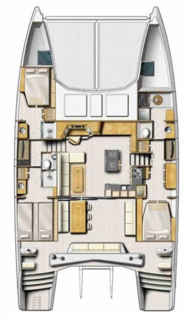 Catana 53, for charter, Flensburger Yacht Service Mallorca