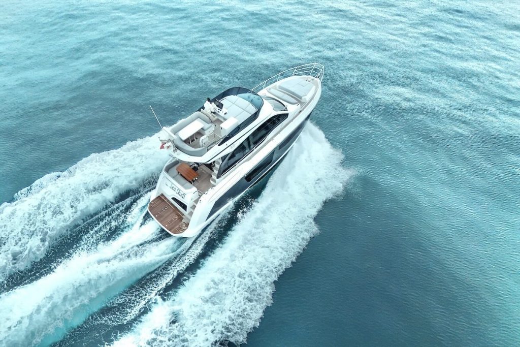 Azimut 53 Fly SEA SHELL motor yacht for charter FYS Mallorca