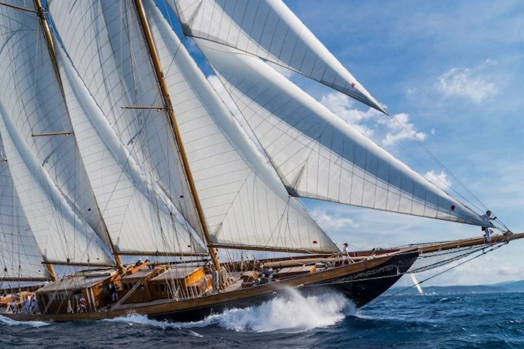 Sailing Yacht Creole Gucci Charter three-masted schooner FYS Mallorca