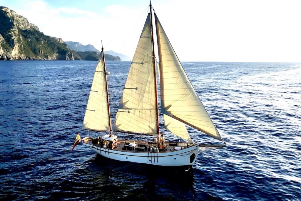 Kilena of Corsica IVERSEN & ARCHER 57FT GAFF KETCH 1934 for sale FYS Mallorca