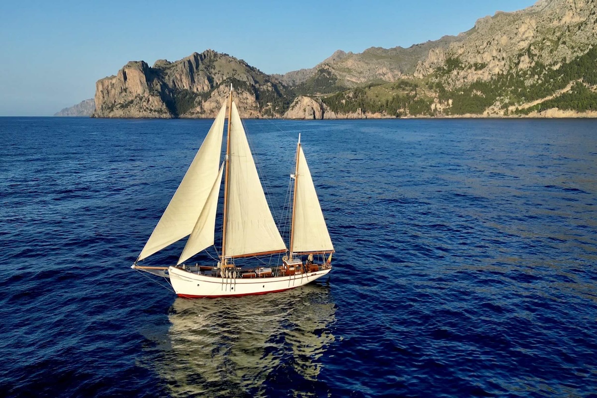 Kilena of Corsica IVERSEN & ARCHER 57FT GAFF KETCH 1934 for sale FYS Mallorca