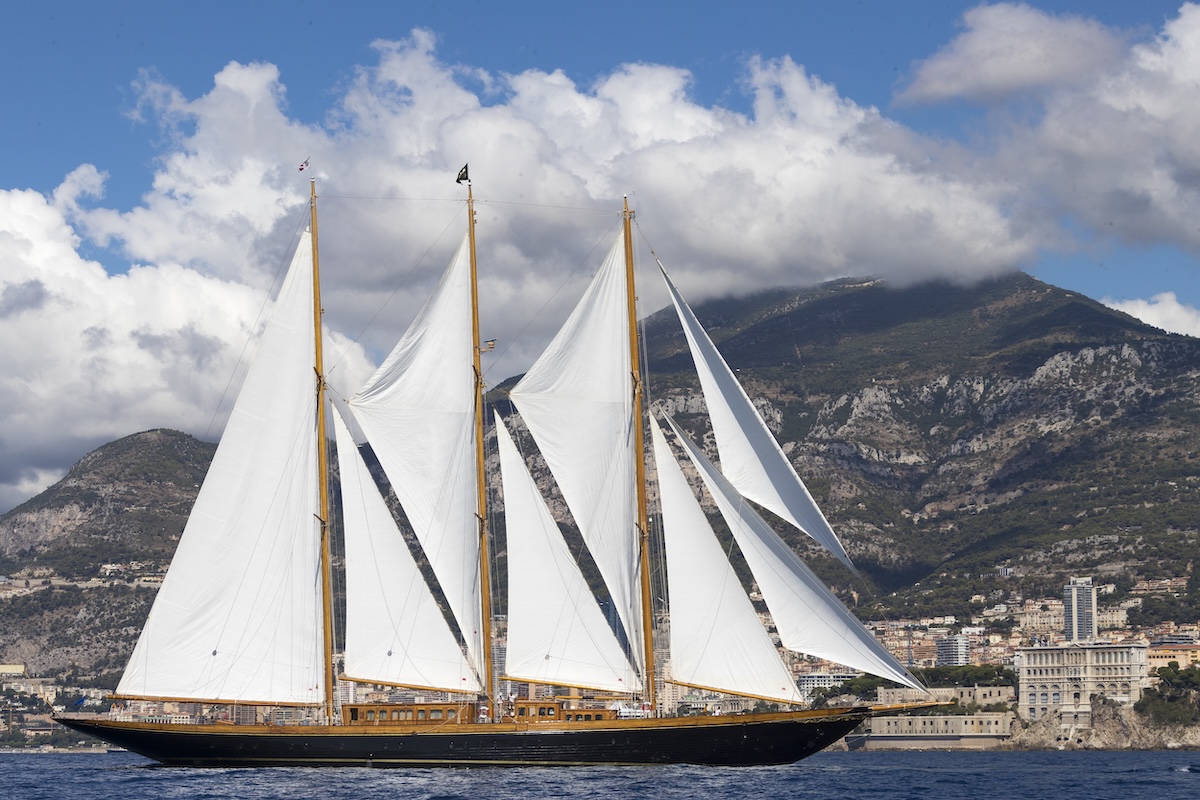Sailing Yacht Creole Gucci Charter three-masted schooner FYS Mallorca