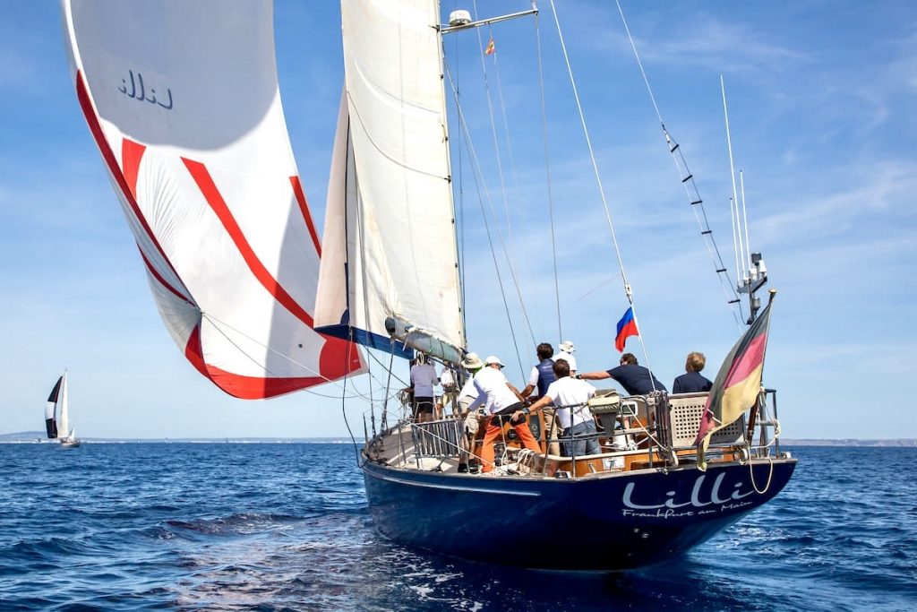classic sailing yacht regatta charter Lilli classic sailing yacht regatta charter Lilli FYS Mallorca classic regattas charter Spain France