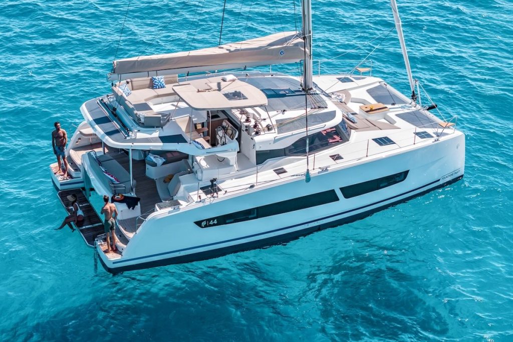 Fountaine Pajot 44 for charter Ibiza Mallorca Atlantic crossing Caribbean Fountaine Pajot 44 for charter Ibiza Mallorca Atlantic crossing Caribbean FYS Mallorca Palma catamaran