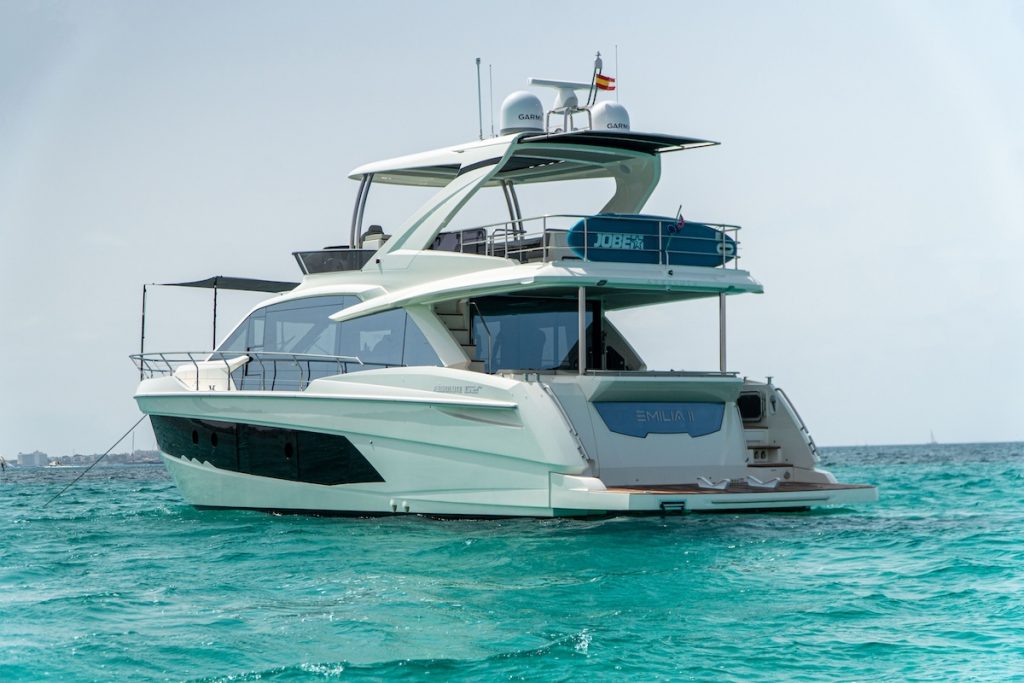Absolute 62 Fly „Emilia II“ for charter Absolute 62 Fly „Emilia II“ for charter Mallorca Ibiza Balearics FYS
