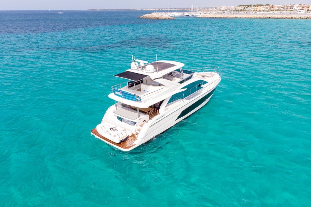 Absolute 62 Fly „Emilia II“ for charter Absolute 62 Fly „Emilia II“ for charter Mallorca Ibiza Balearics FYS
