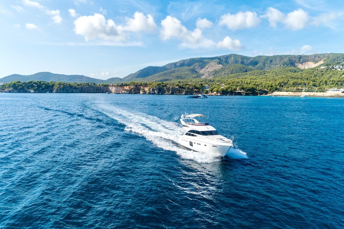 Princess 64 K4 charter Mallorca Ibiza Balearic Islands FYS Mallorca motor yacht 4 cabins