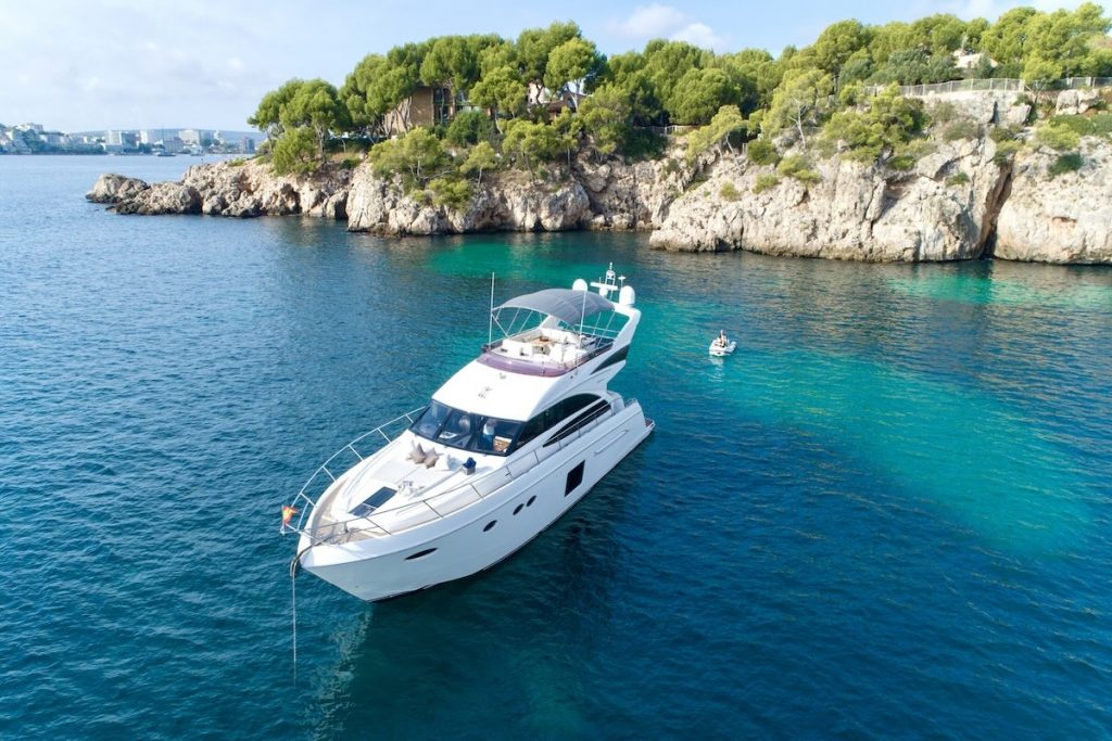 Princess 64 K4 charter Mallorca Princess 64 K4 charter Mallorca Ibiza Balearic Islands FYS Mallorca motor yacht 4 cabins