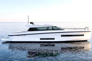 Delta Powerboats for sale Delta 42 Coupé new model Swedish design Germany Deutschland Händler FYS Mallorca Spain Spanien dealer carbon fibre powerboat motor yacht fuel efficient