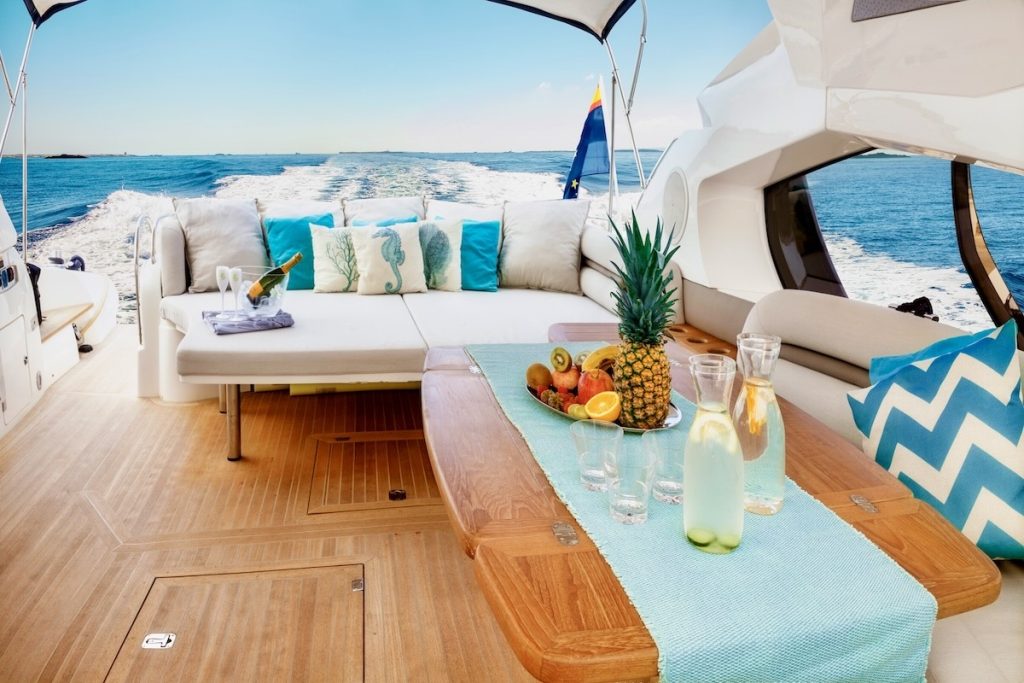Sunseeker Predator 68 Tranquility III for charter Sunseeker Predator 68 Tranquility III for charter motor yacht, Ibiza, 12 guests, wakeboard, fys Mallorca, AC