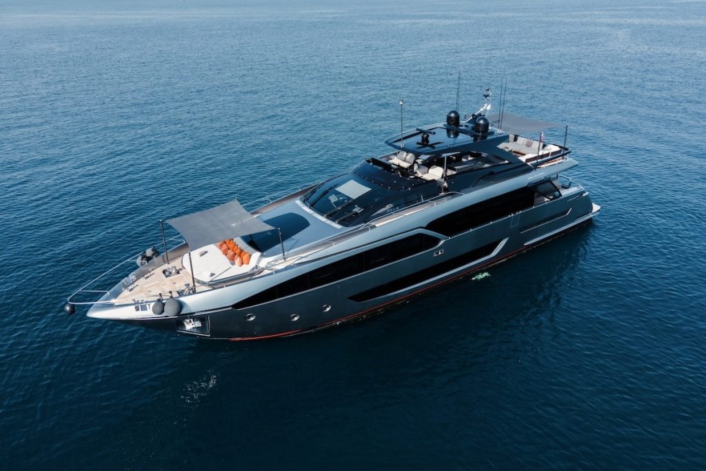 Motor Yacht Riva Argo 90 ELLA for charter Motor Yacht Riva Argo 90 ELLA for charter 4 cabins, stabilizers, seakeeper, wakeboard, waterski, seabob, Ibiza, fys Mallorca